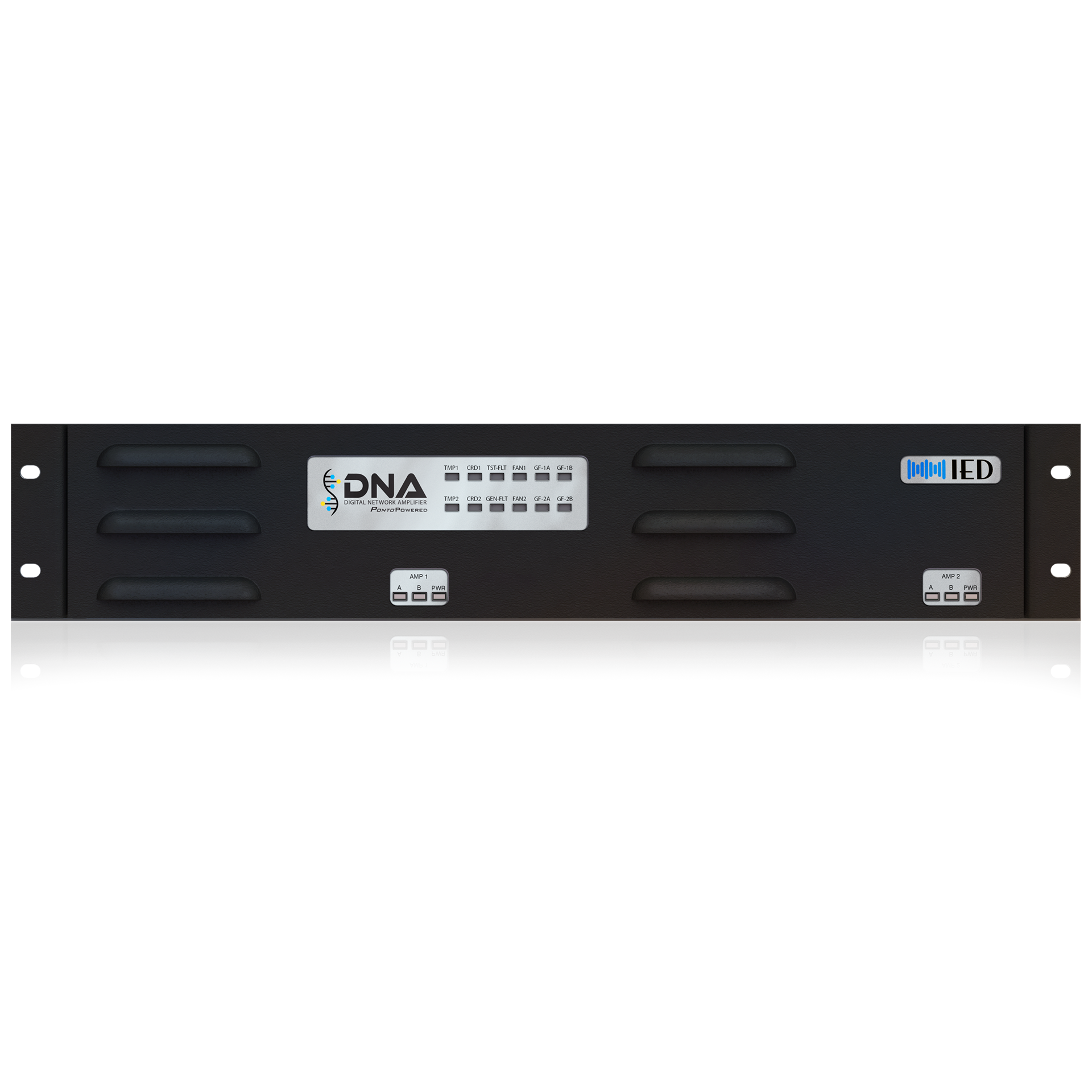 Atlas IED DNA2404DL 4-Channel Digital Power Amp, 6000W, 70V, Dante