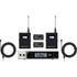 Sennheiser EW-DX-MKE2 Evolution Wireless Digital Bodypack System with 2 MKE2 Omni Lav Mics R1-9