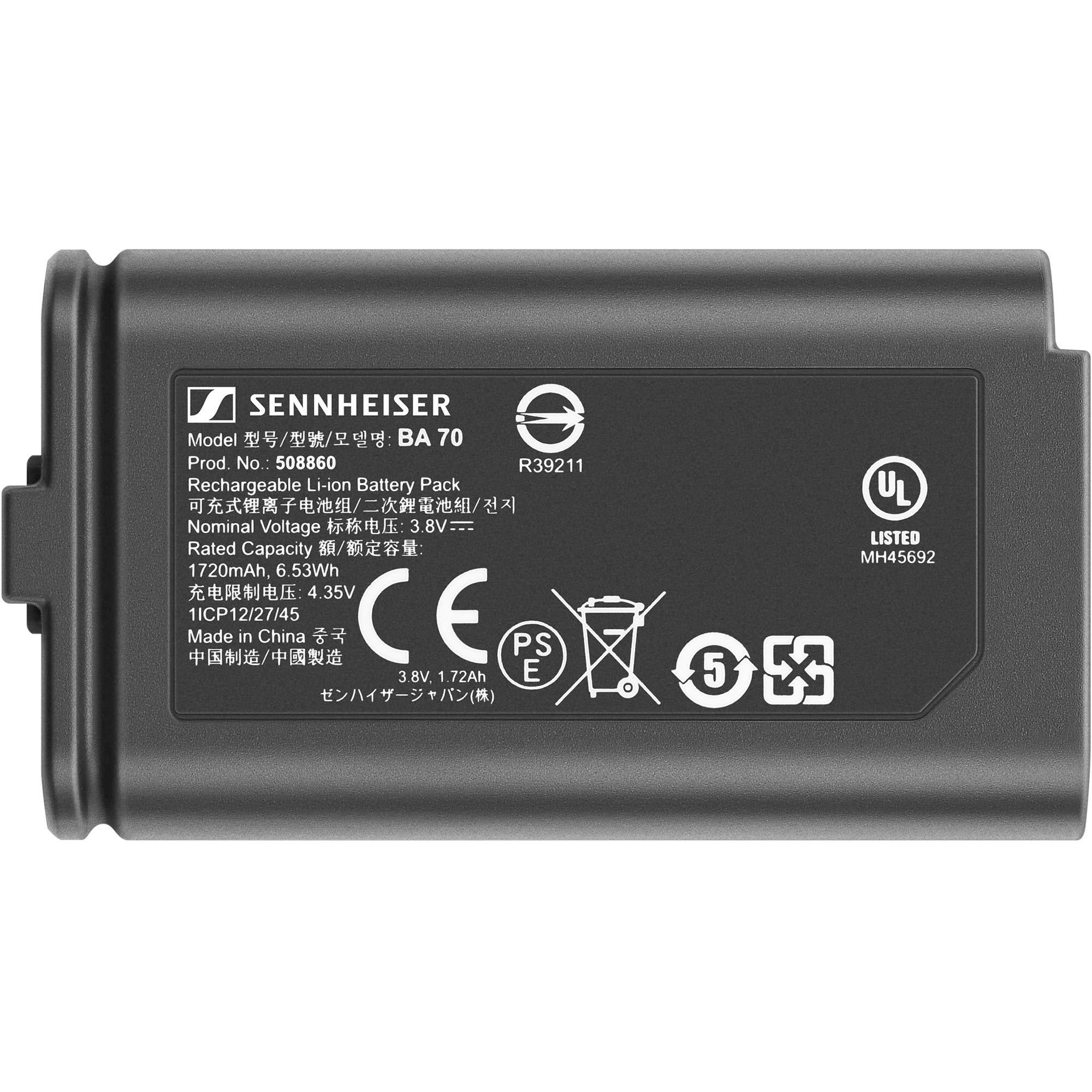 Sennheiser EW-DX-835-S Evolution Wireless Digital Handheld System with e835 Mic Capsule R1-9 520-607.8 MHz