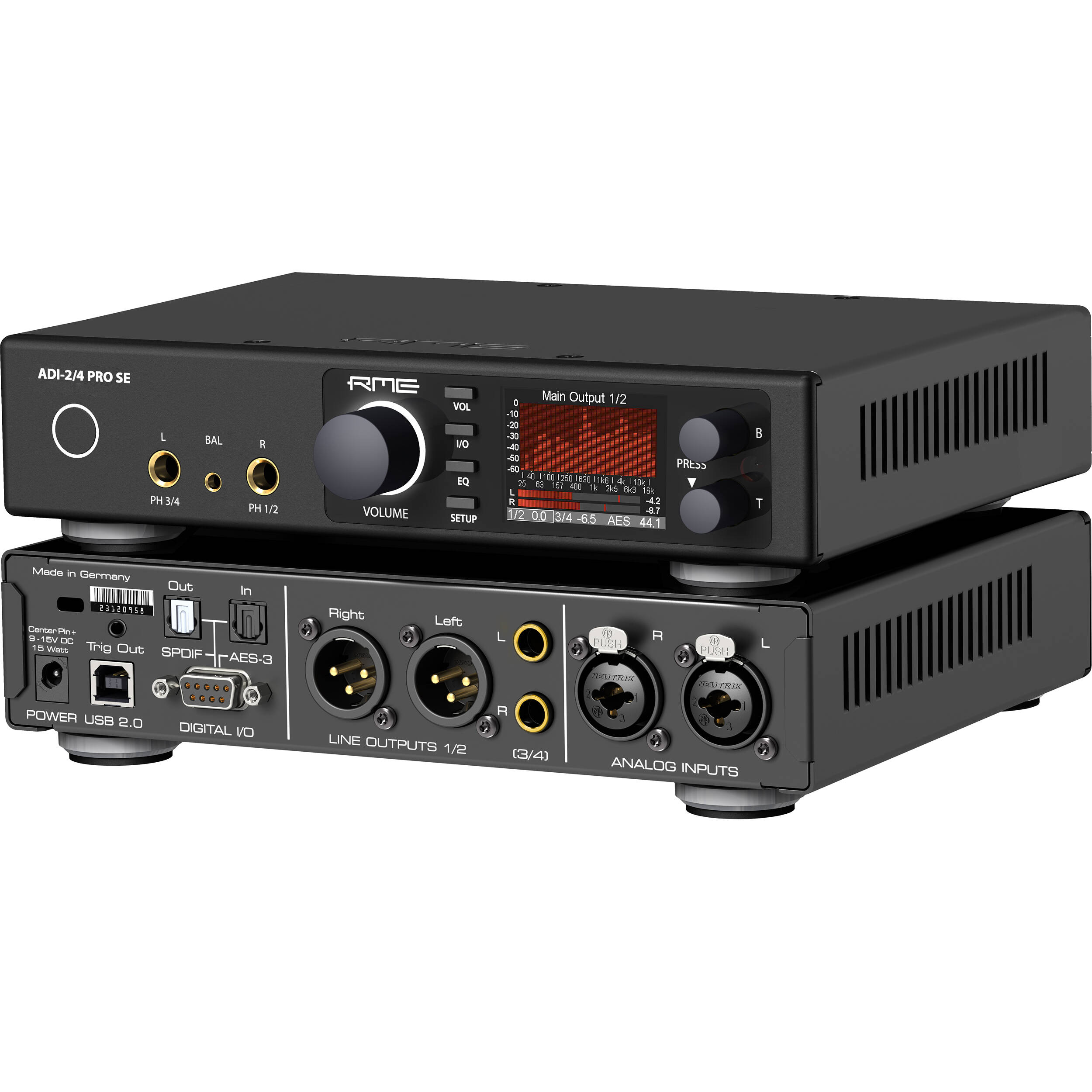 RME ADI-2/4 Pro SE 2-AD/4-DA 768 kHz High-Performance Converter