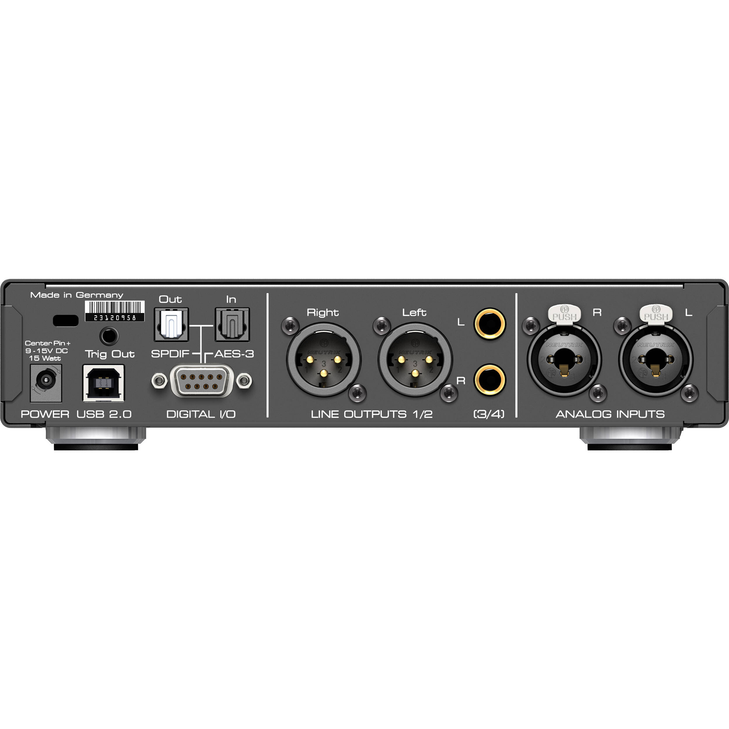 RME ADI-2/4 Pro SE 2-AD/4-DA 768 kHz High-Performance Converter