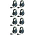 Eartec Co EVX8D Full Duplex Wireless Intercom System W/ 8 Headsets