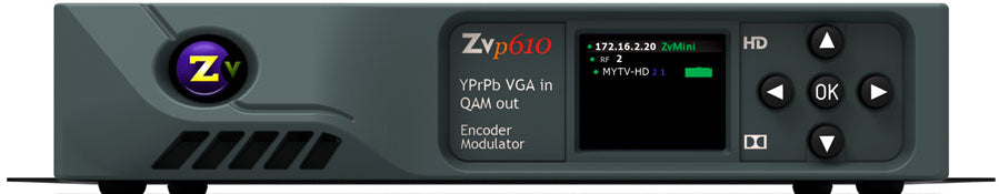 ZeeVee ZvPRO 610 Single Channel Component VGA In QAM Out Encoder/Modulator