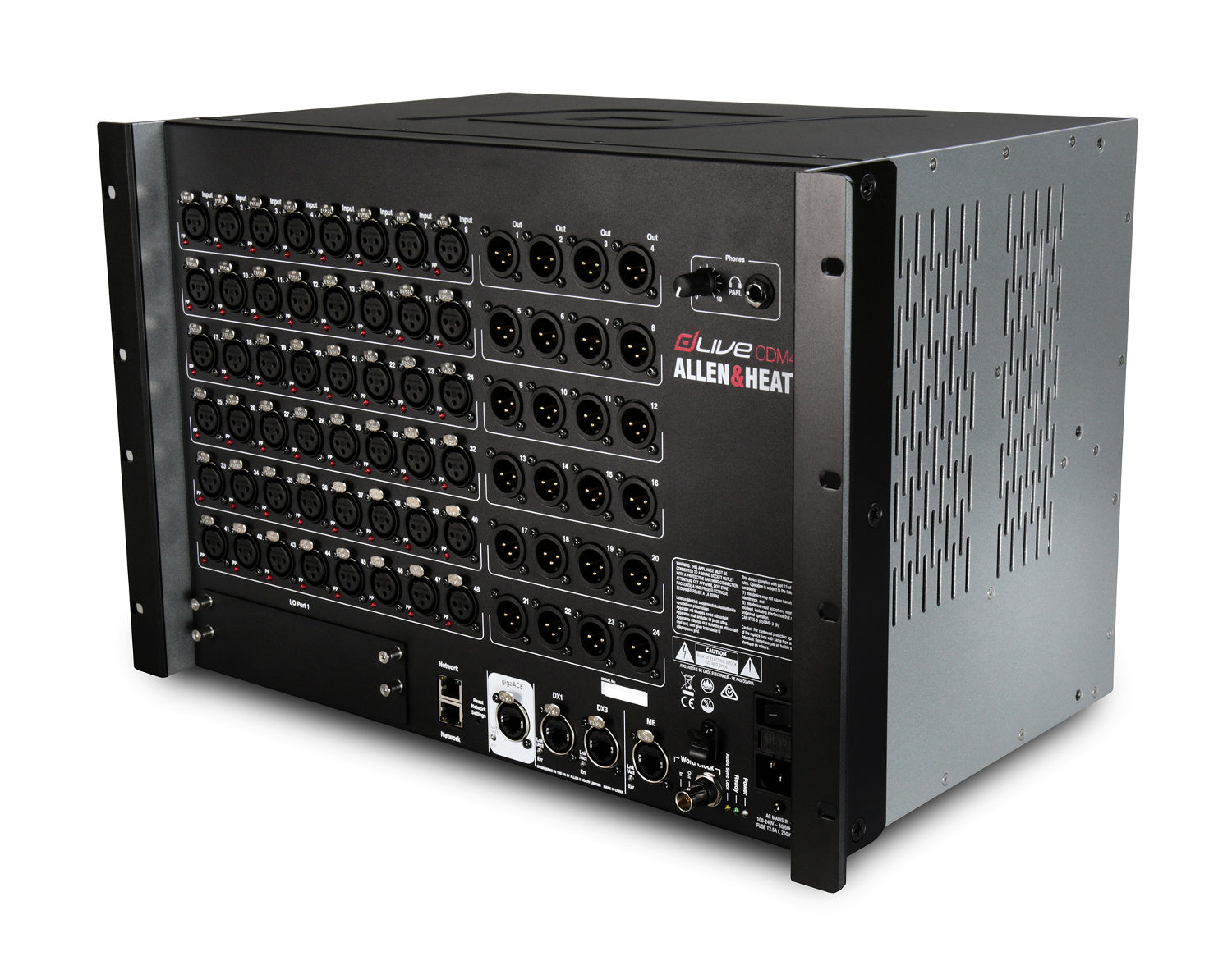 Allen & Heath dLive CDM48 C-Class MixRack with 48-Inputs and 24-Outputs