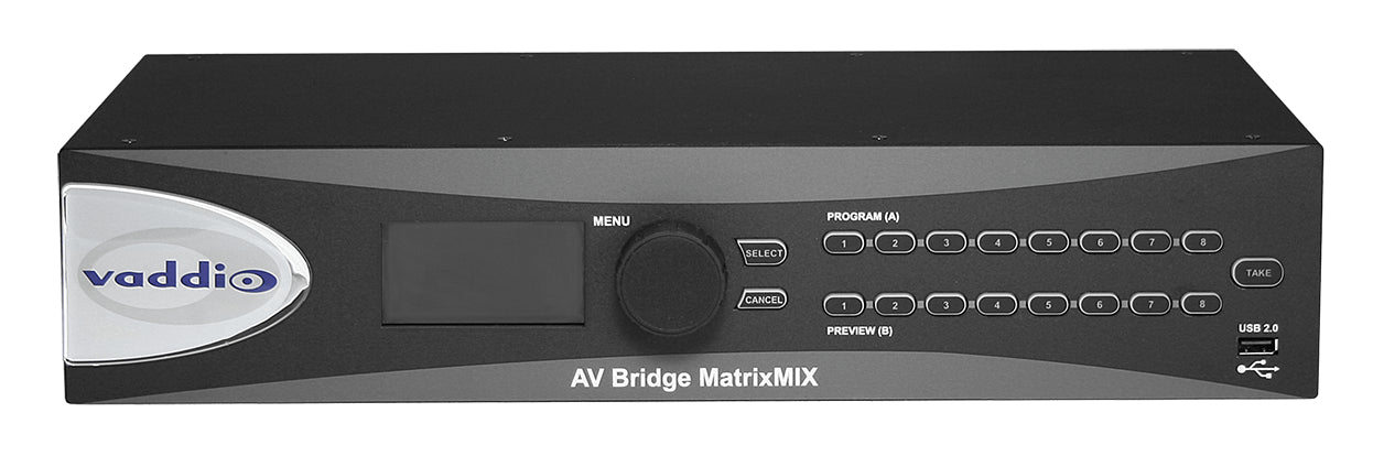 Vaddio AV Bridge MatrixMIX Production System AV Bridge MatrixMIX and PCC MatrixMIX Kit