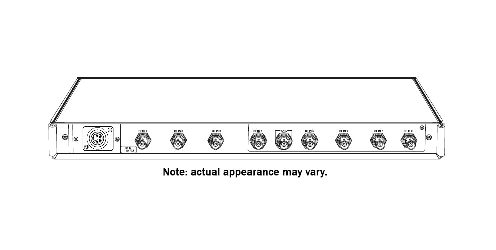 Sennheiser AC 3200-II Active, High-Power 8:1 Antenna Combiner