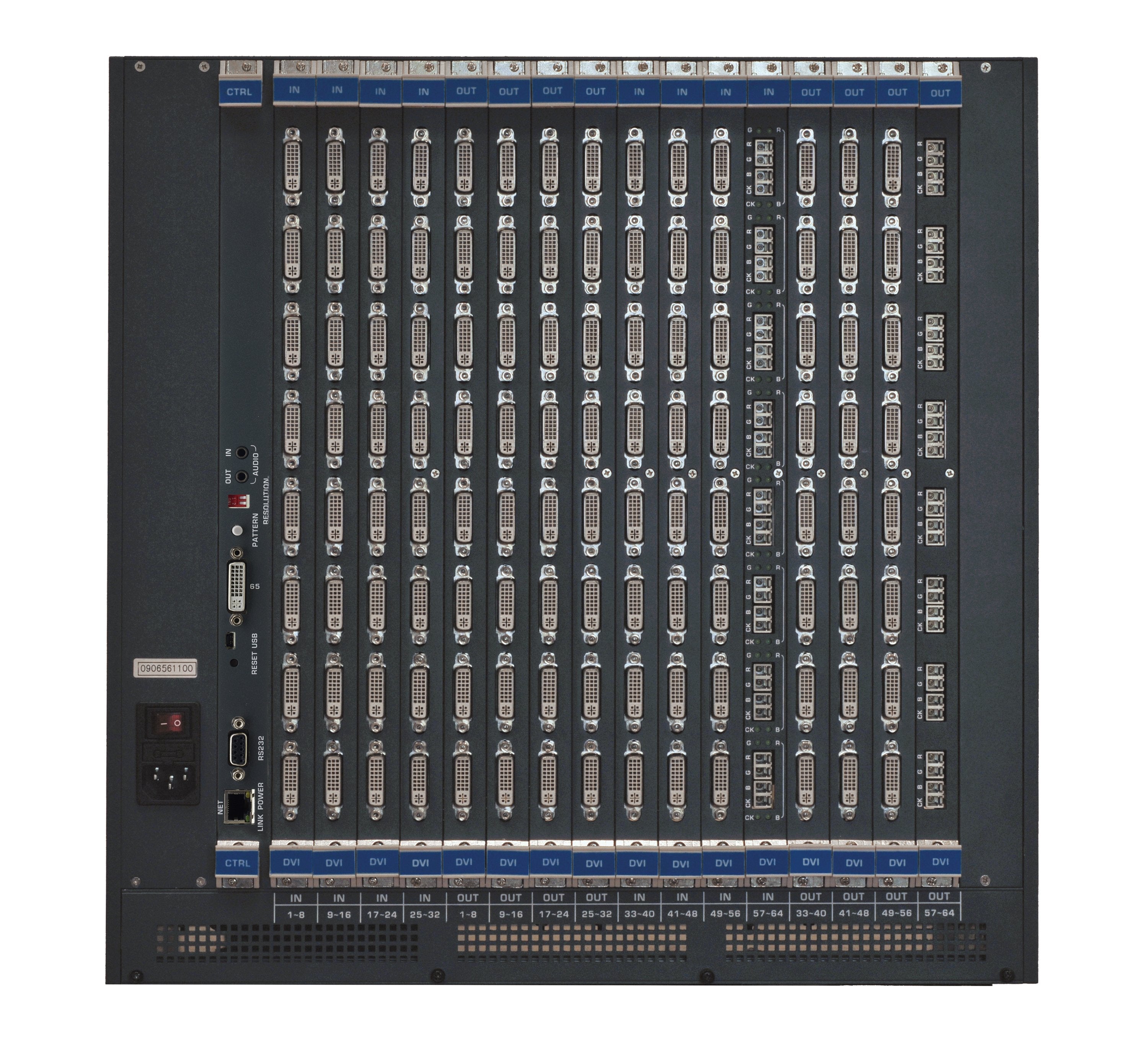 Kramer VS-6464DN-EM Multi-Format Modular Managed Digital Matrix Switcher/Scaler