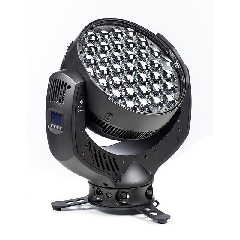 German Light Products Impression X4 19 RGBY LED Moving Head, 7-50° Zoom Range