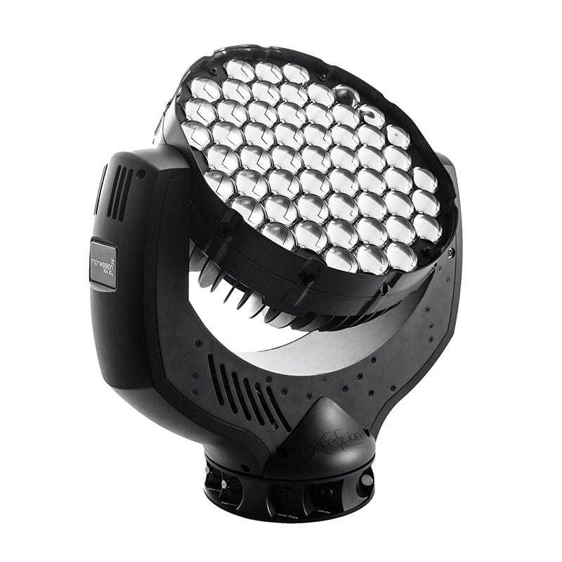 German Light Products Impression X4 XL 55 RGBW quad color LED Moving Head, 7-50° Zoom Range