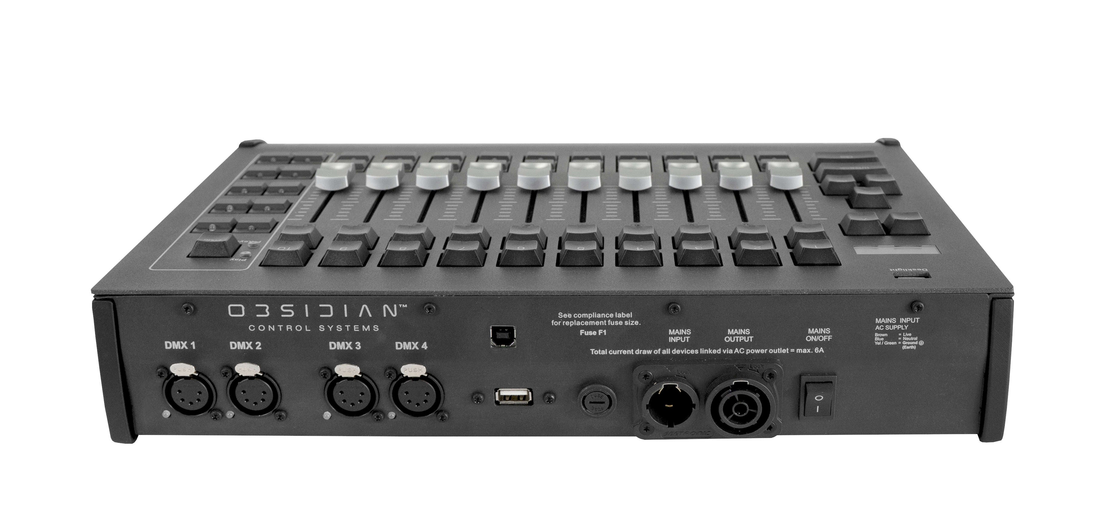 Obsidian Control Systems NX P 4 Universe, 10 Motorized Playback ONYX Fader Wing