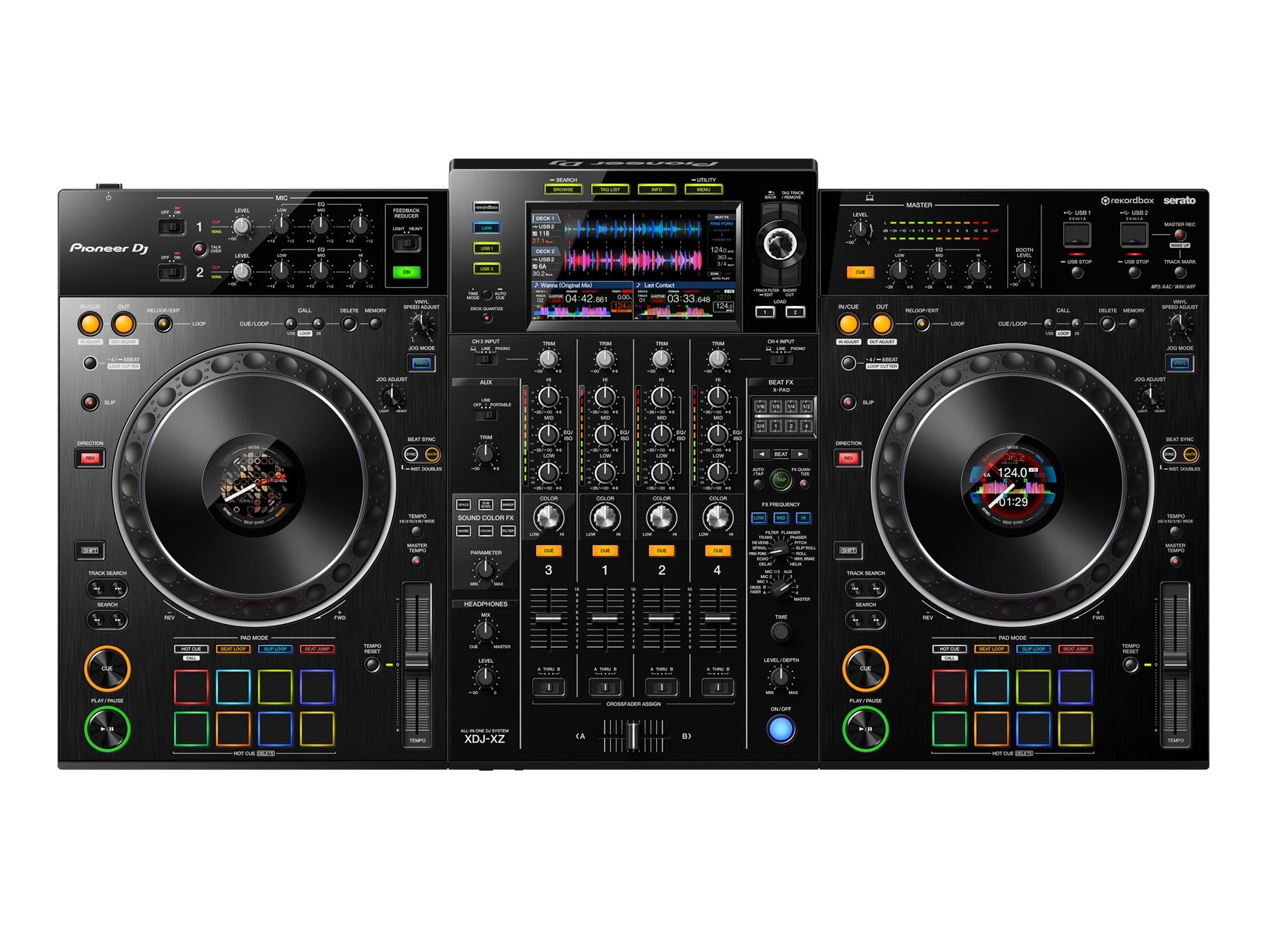 Pioneer DJ XDJ-XZ DJ system - Rekordbox & Serato Pro w/7" LCD Touchscreen