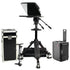 ikan PT4700S-PEDESTAL-TK 17" SDI Teleprompter, Pedestal & Dolly Turnkey with Travel Case