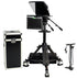 ikan PT4700S-TMW-PEDESTAL 17" SDI Teleprompter, Pedestal and Dolly Turnkey, 19" Widescreen Talent Monitor