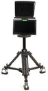 ikan PT4700S-TMW-PEDESTAL 17" SDI Teleprompter, Pedestal and Dolly Turnkey, 19" Widescreen Talent Monitor