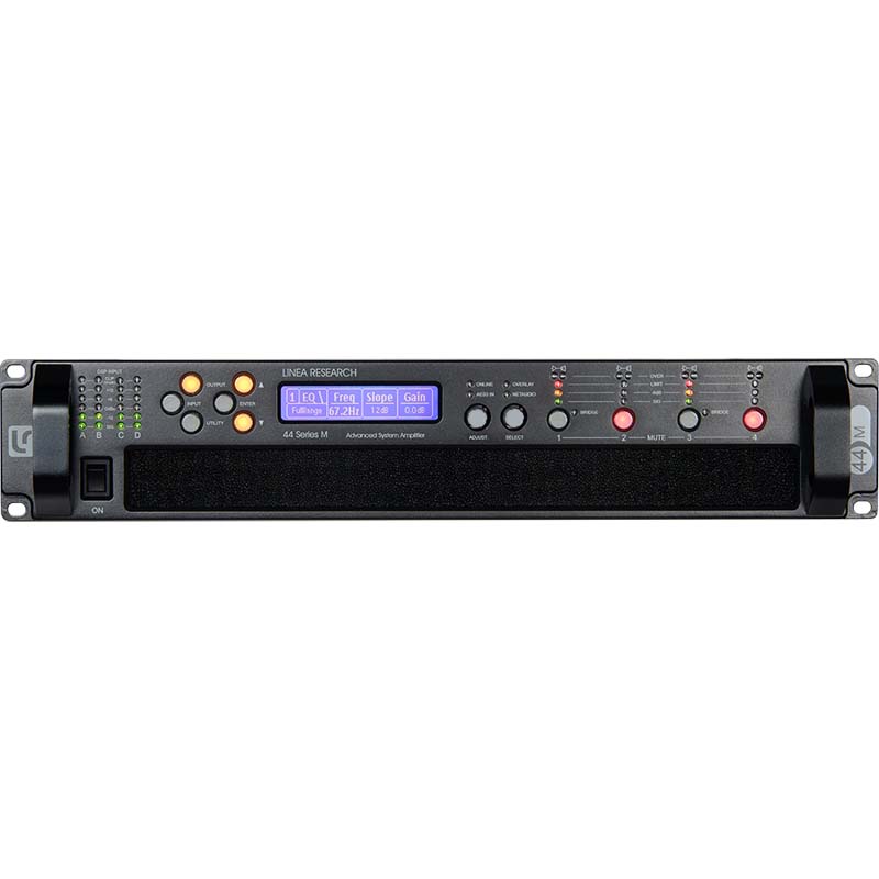 Linea Research 48M20-DANTE Dante 8-Channel Touring Amplifier, 20,000W RMS