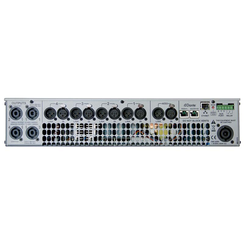 Linea Research 48M20 8-Channel Touring Amplifier, 20,000W RMS