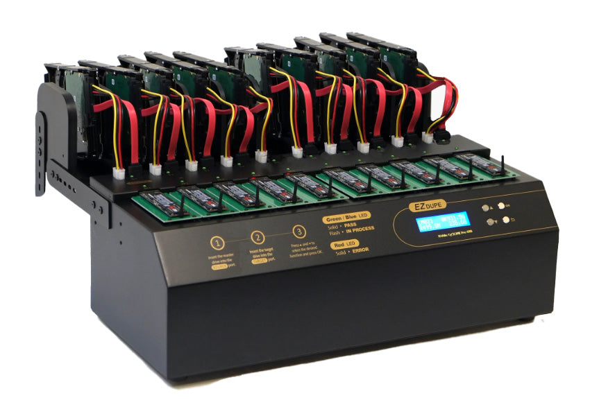 EZ Dupe NVMECYL300-5M09PP 1 to 9 NVMe Cyclone Pro 300 Duplicator