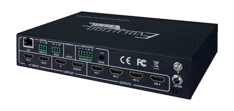 Evolution EVSP24VW Expandable 4K 2×4 HDMI Video Wall Processor