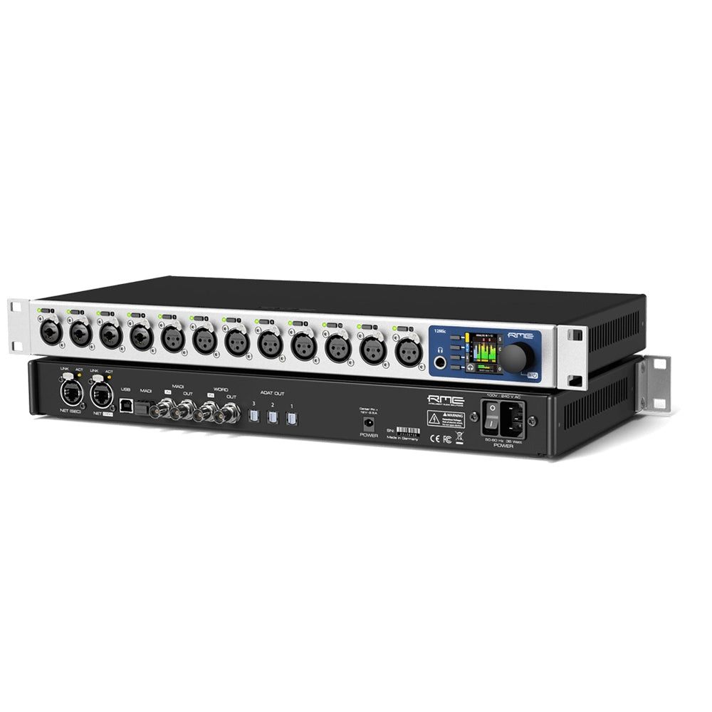RME 12Mic-D 12-Channel Network Microphone Preamp with Dante