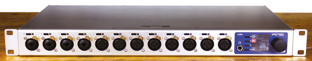 RME 12-MIC 12-Channel Network Microphone Preamp, AVB/MADI