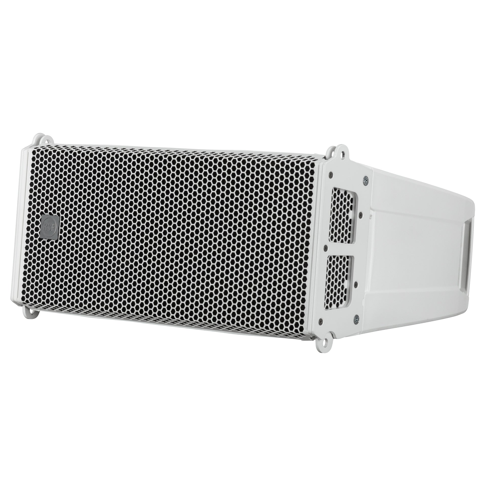 RCF HDL6-A-W 1400 W Dual 6.5" Active Coaxial Line Array Module, White