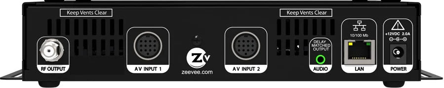 ZeeVee ZVPRO620-NA ZvPRO 620 2 Channel Component VGA In - QAM Out Encoder/Modulator