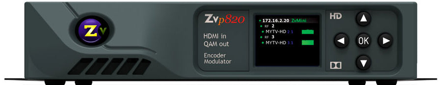 ZeeVee ZVPRO820-NA ZvPRO 820 Two Channel HDMI In - QAM Out Encoder/Modulator