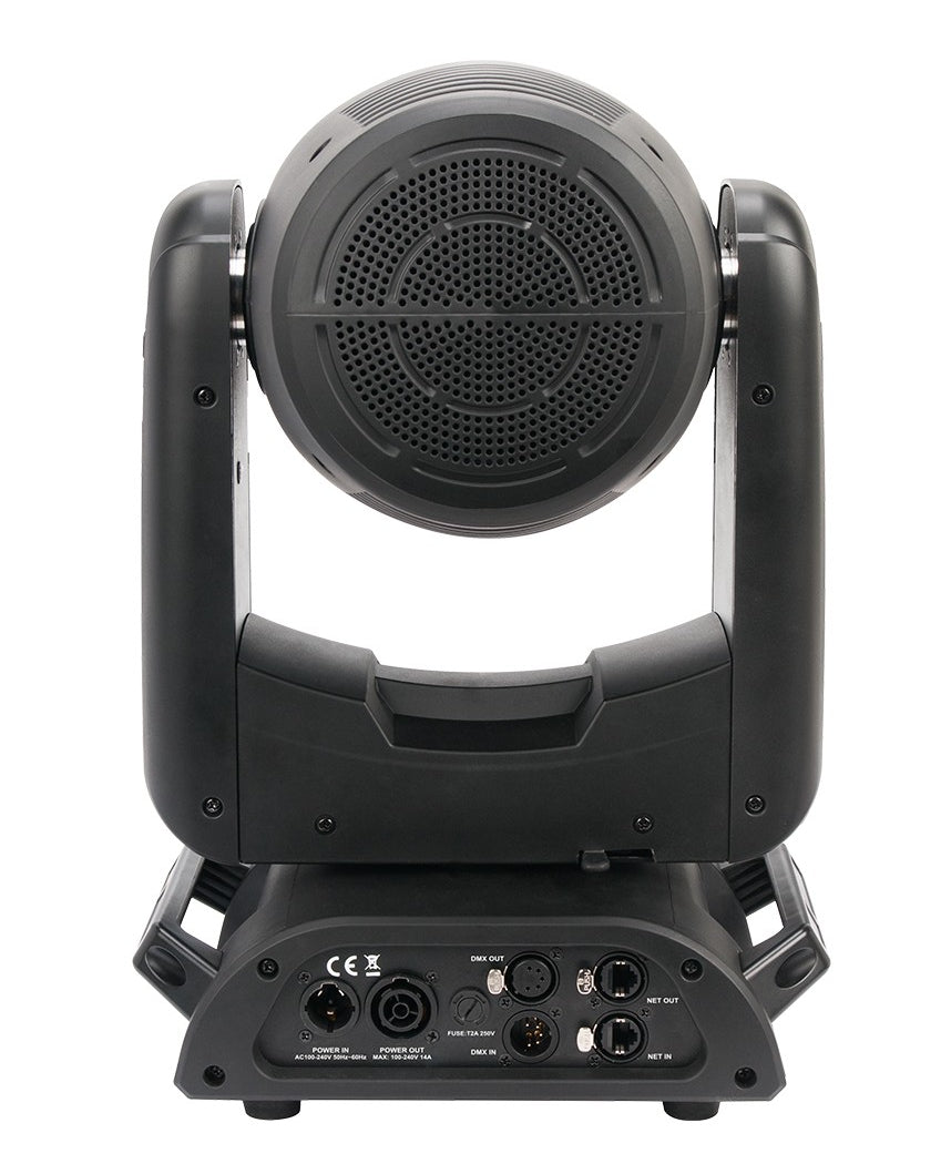 Elation Dartz 360 50W RGB LED Moving Head Beam with Continuous 360 Degree Pan / Tilt Rotation