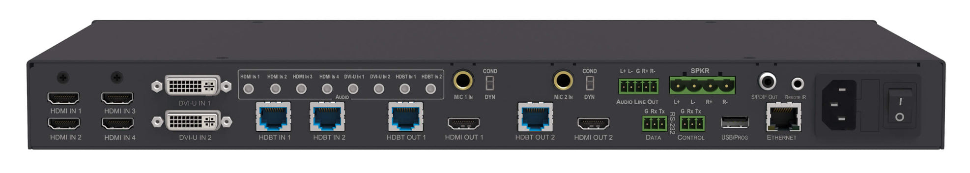 Kramer VP-778/110V 8-Input Dual Output Legacy Plus HDBT Presentation Switcher / Scaler