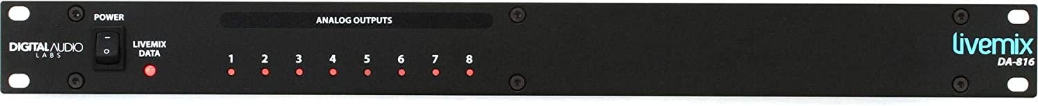 Livemix DA-816 8-Channel Analog Output for Wireless In-Ear Monitors