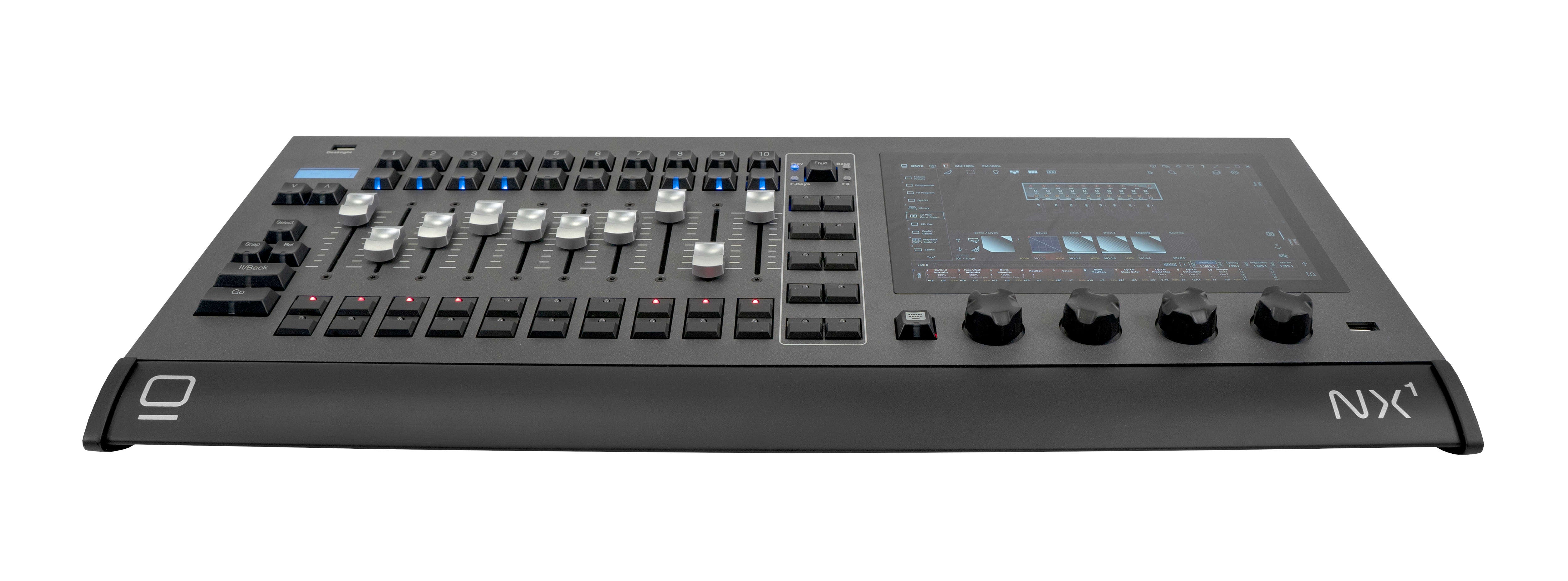 Obsidian Control Systems NX1 8 Universe, 10 Motorized Playback ONYX Lighting Controller