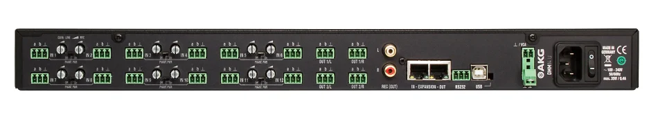 AKG DMM14 UL 12-Channel Digital Automatic Microphone Mixer with LAN Interface