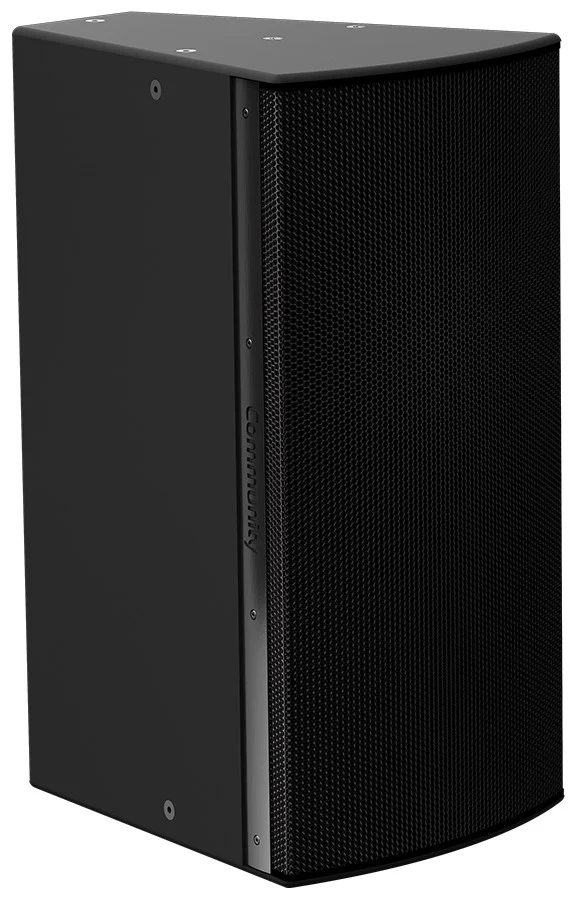 Biamp Community IP6-1152/99B 15" 2-Way Passive Speaker 600W with 90x90 Dispersion, Black