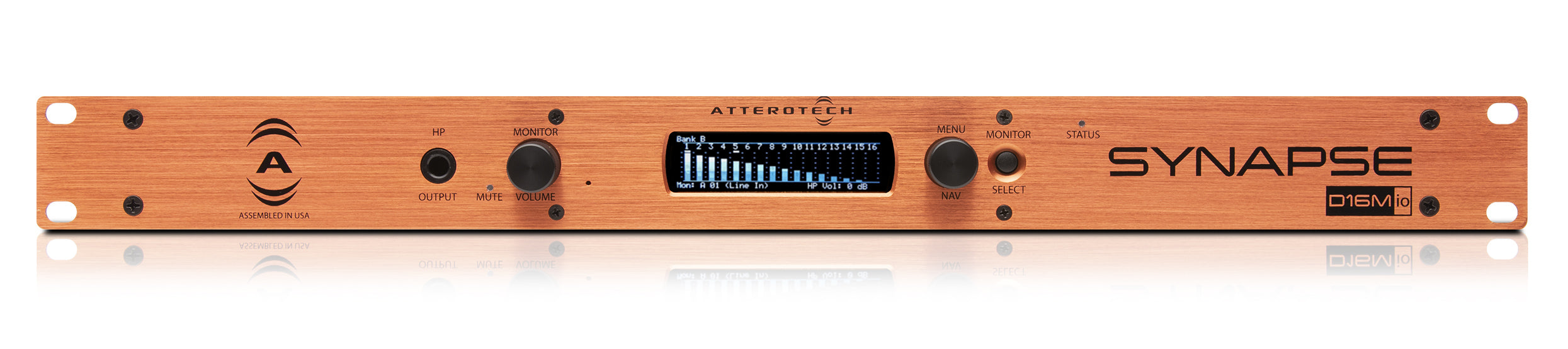Attero Tech SYNAPSE-D16MIO 16 In/16 Out I/O Interface, 1RU