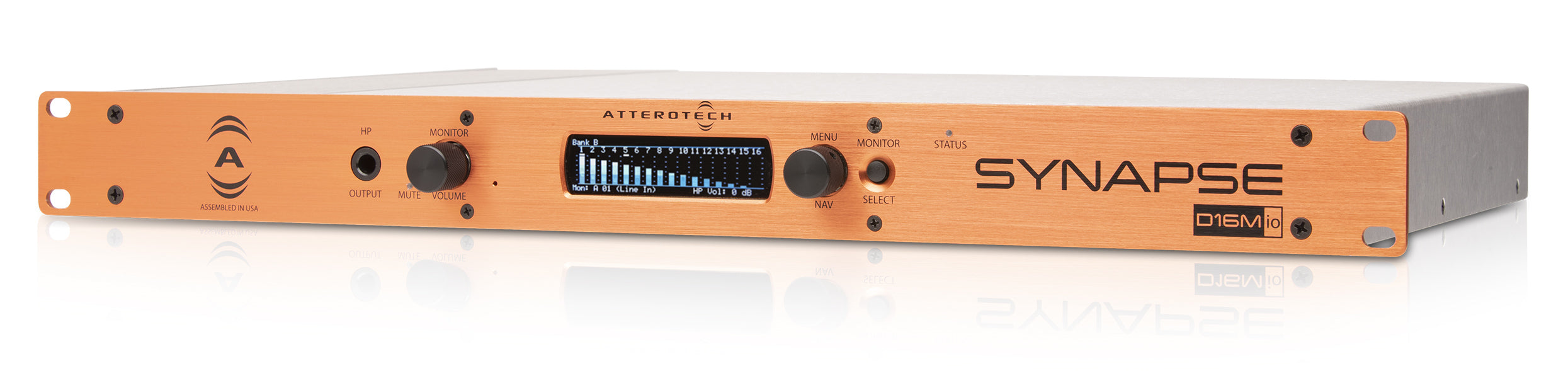 Attero Tech SYNAPSE-D16MIO 16 In/16 Out I/O Interface, 1RU