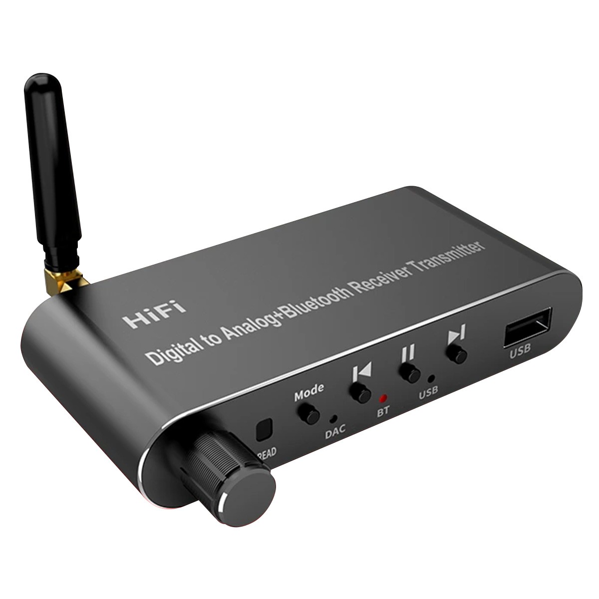 Transmitter / Receiver Bluetooth 5.1 DAC SPDIF 24bit 96kHz USB File ...