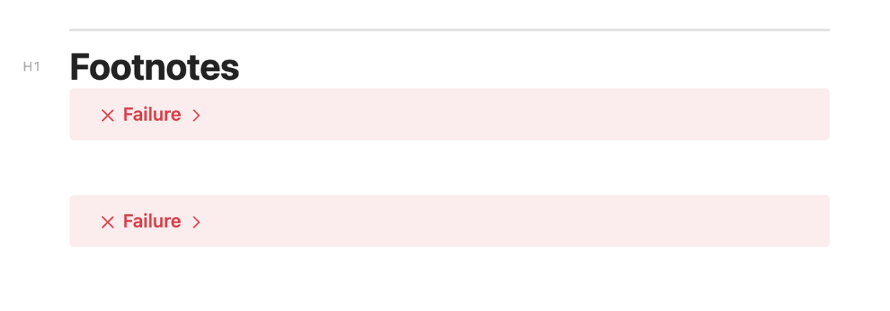 Footnotes, Failure: Error: You exceeded your current quota, please ...