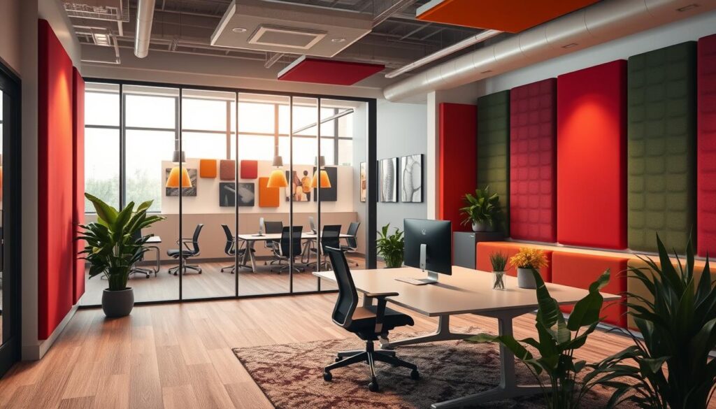 Acoustic treatment for office Acoustic treatment for office