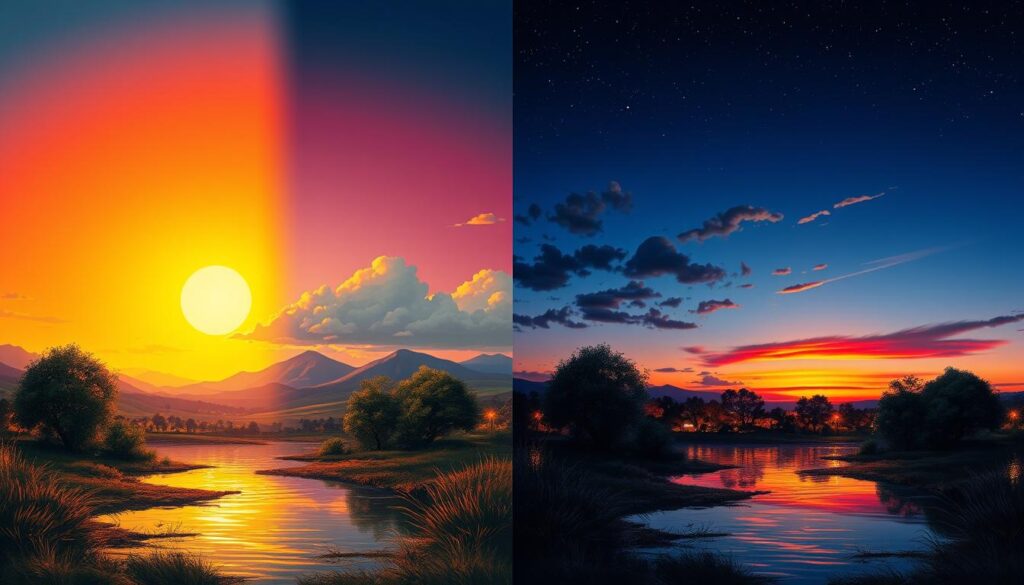 Dynamic range in different lighting conditions Dynamic range in different lighting conditions