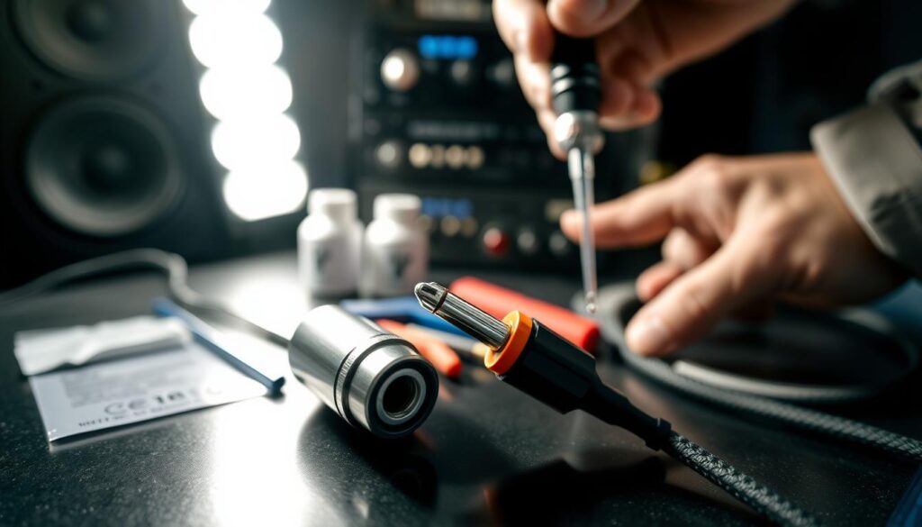 Maintaining a banana plug for optimal audio performance