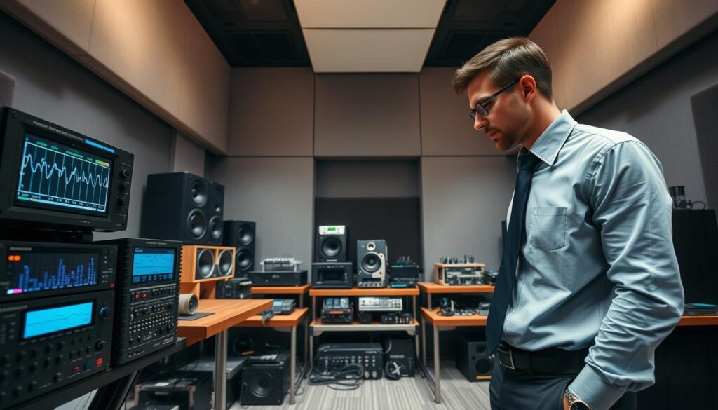 Measuring low frequency audio equipment