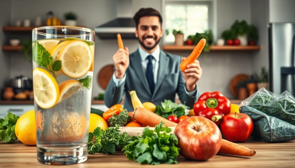 Speech clarity and healthy diet