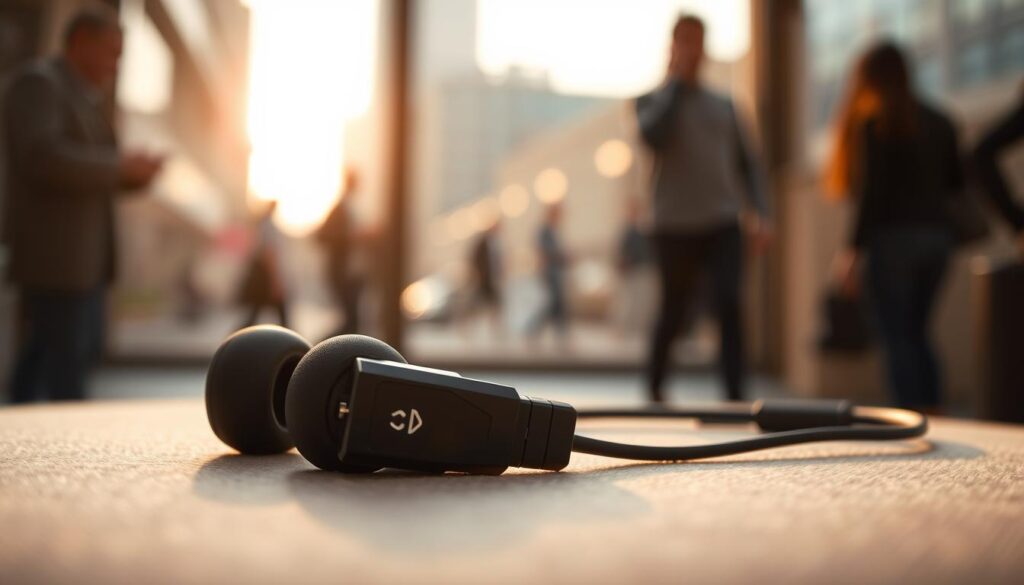 noise-cancelling earphones