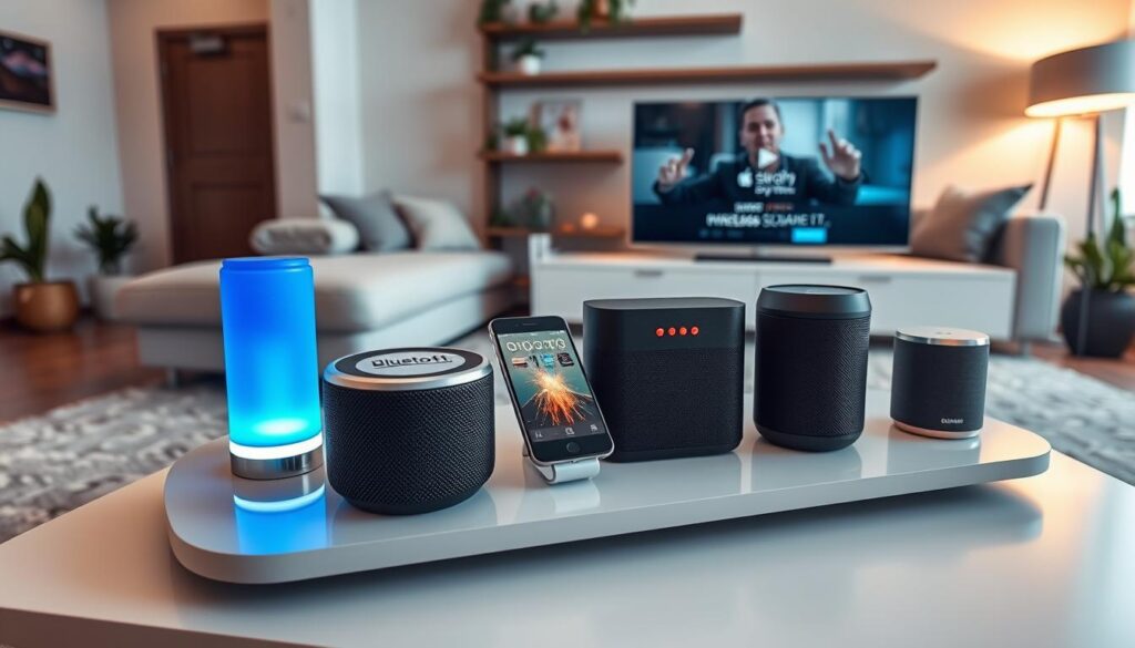 Bluetooth speakers and smart speakers connectivity