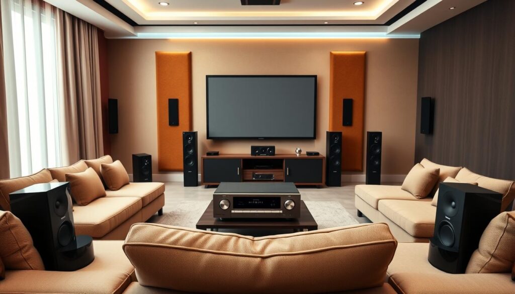 Surround sound setup