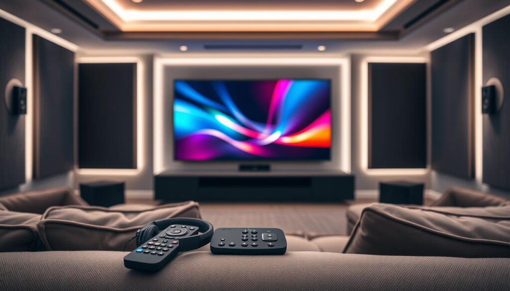audiovisual setup