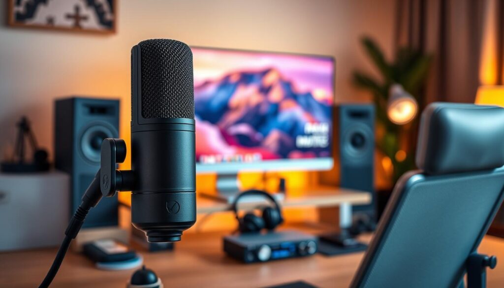 USB microphone for streaming setup