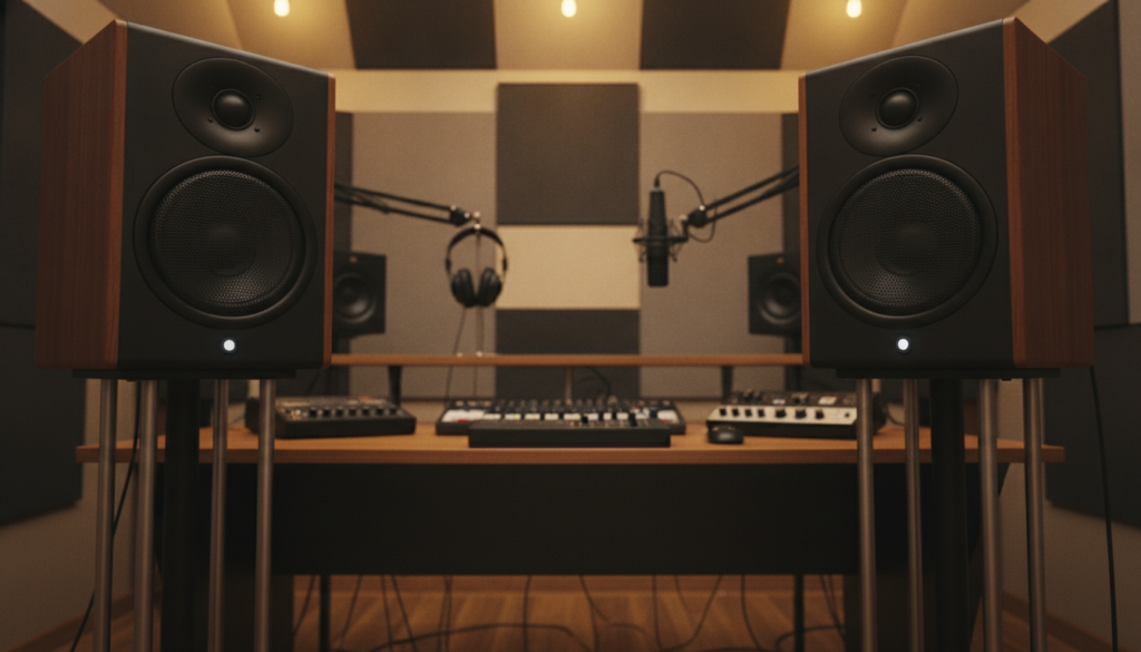 powered studio speakers