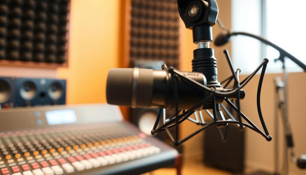 shock mount for condenser microphone